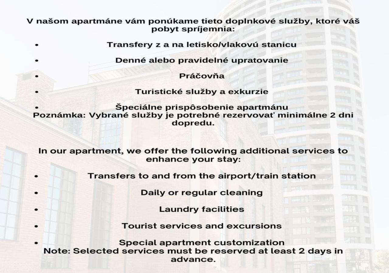 Skau Gajova Family Two Bedroom Apartment With A Terrace Free Parking Pressburg Exterior foto